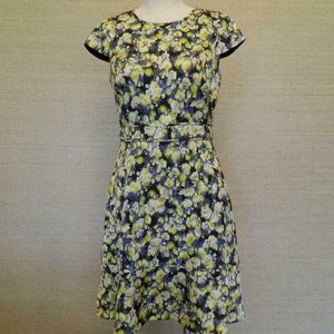 J.Crew $158 Cap-Sleeve Dress in Clover E6178